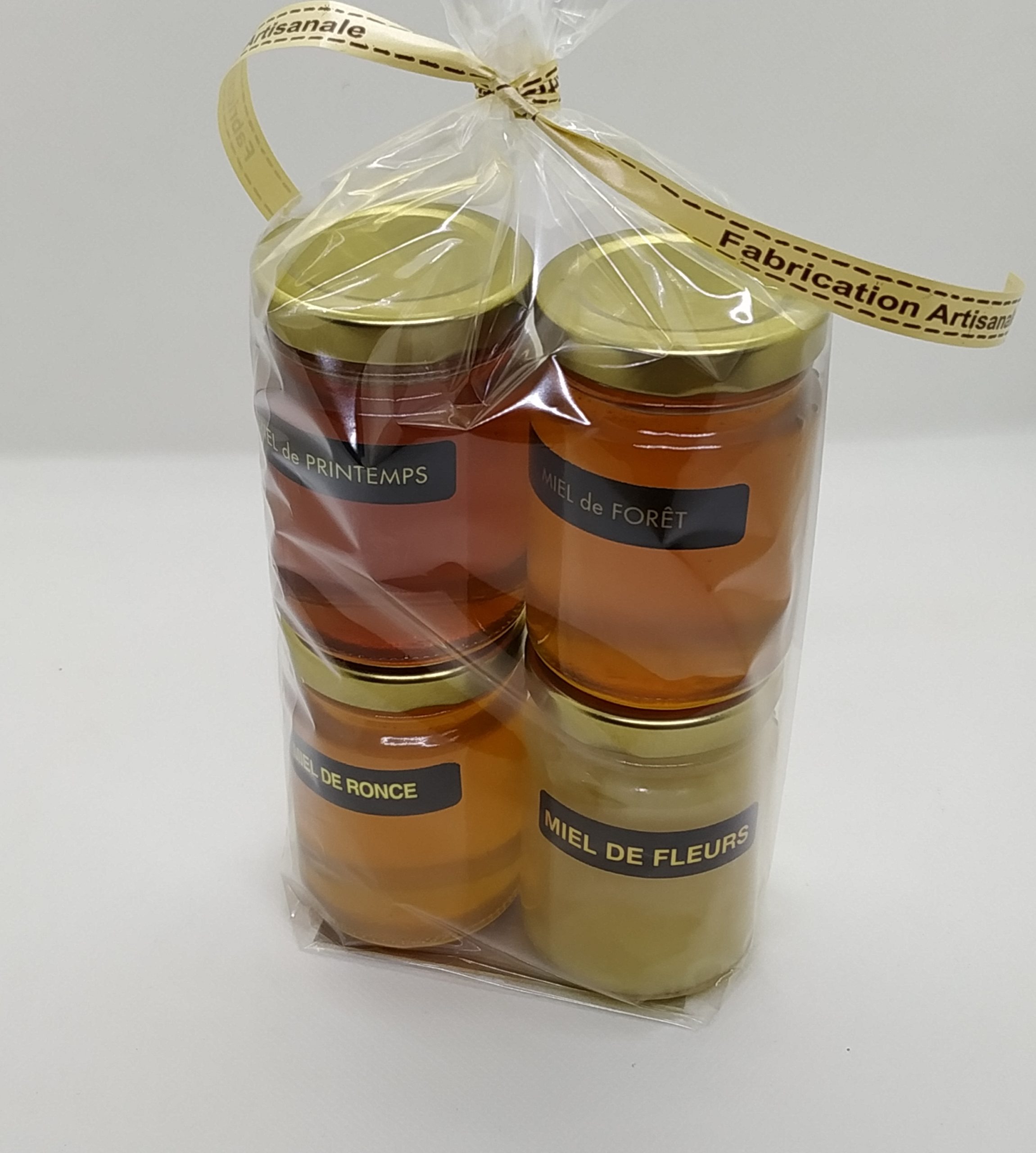 Coffret miel de France MIEL l'Apiculteur® 48 pots verre de 25G